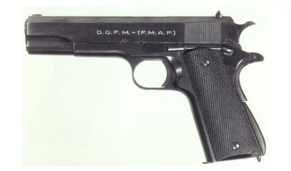 imagen de Pistola Colt 1927, la 1911 criolla