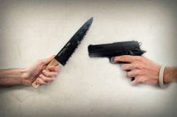 Los cuchillos causan más muertes que las armas de fuego