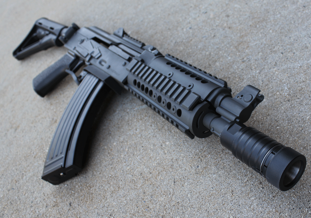 Custom AK 47 with krinkov flash hider