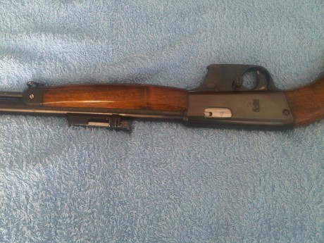 Vendo una carabina Unique X-51 bis calibre 22 LR.: Estado bueno. Cantonera regulable. Dos cargadores de 12
