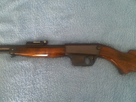 Vendo una carabina Unique X-51 bis calibre 22 LR.: Estado bueno. Cantonera regulable. Dos cargadores de 11