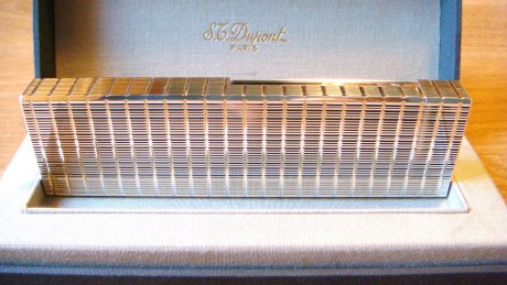  S.T. DUPONT SOBREMESA DE PLATA MACIZA & GOLD - VINTAGE 
DUPONT DE PLATA  VINTAGE, DE SOBREMESA NUEVO 01