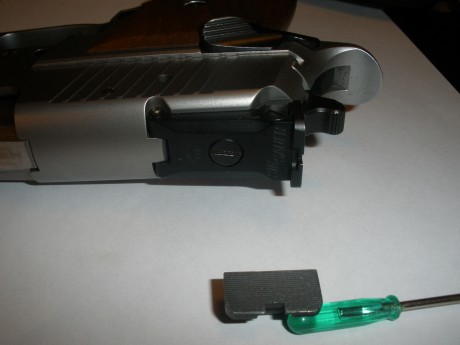 Hola,
tengo una Sig Sauer P-226 X Five y quiero cambiarle el alza que viene de serie por otra con menos 31