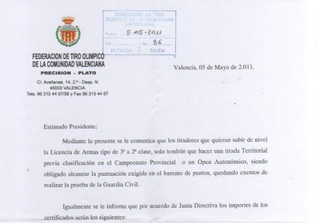 Hola, escribo este para ver si alguien me puede aclarar un comentario que me ha hecho un armero, sabeis 50