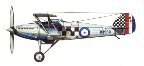 Sé que al principio de la II Guerra Mundial, habían en servicio algunos aviones biplanos (Gloster Gladiator, 71