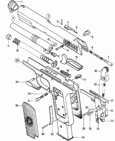 Hola, ¿qué muelle es el que da la fuerza al martillo para percutir correctamente? Hablo de la Tokarev 00