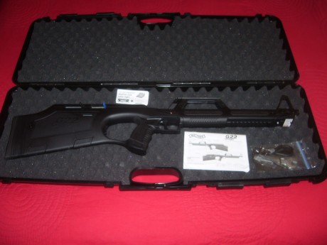 Hola compañeros,
Por no usar he decidido deshacerme de mi Walther.La carabina fue comprada en el año 2008,habre 41