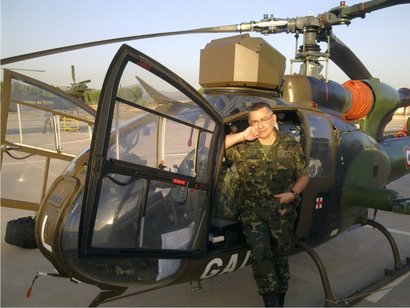 Recientemente han pasado por mi Base, una unidad de helicopteros del Ejercito Frances que por seguridad 22