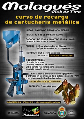 Hola compañeros, os pongo información sobre el próximo curso de recarga que se impartirá en Málaga próximamente.

Mas 00