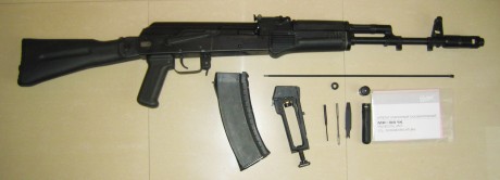    REBAJADA A 250€ + Gastos   

Vendo carabina Izmash Yunker-3. Es un auténtico AK-74 manufacturado en 01