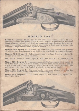 Hola, me venden una escopeta  martín ugarteburu modelo 108 del 12, esta en perfecto estado es del año 20
