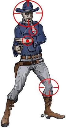 En este enlace yanqui vienen un montón de dianas que podeis imprimir para salir un poco de la rutina de 60