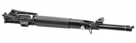 Mirando en la NRA, me he encontrado con esto:
https://www.nrablog.com/post/2012/01/19/Crosman-turns-your-AR-into-an-Air-Rifle.aspx

Luego 00