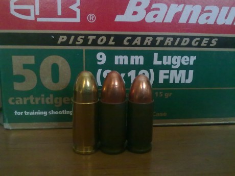 Recientemente he comprado municon Barnaul 9mm FJM ,me la recomendo el vendedor para precision. Solo se 130