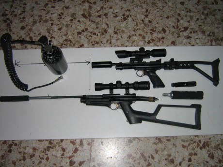 PUES ESO HE PODIDO CONSEGUIR ESTAS DOS CROSMAN Y YA LE HE CAMBIADO LA VISTA A LA 2240  TUNING A LA VALBULA 00
