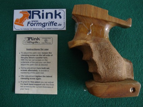 Hola a tod@s,

vendo cacha de zurdos sin retocar original de marca RINK para PARDINI SP1 RF del 22" 01