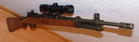 Finalmente y luego de buscar encontrar y adaptar los componentes, tengo el Fr8 con su visor scout casi 01