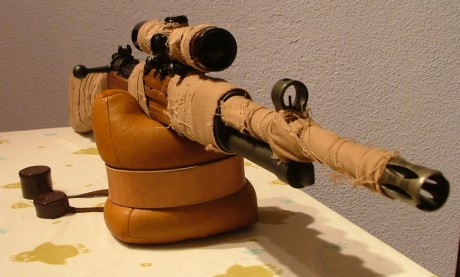 Finalmente y luego de buscar encontrar y adaptar los componentes, tengo el Fr8 con su visor scout casi 121