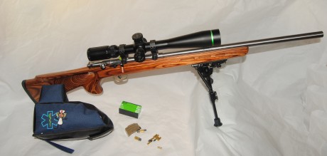 Hola compañeros.

Hoy he estado probando la carabina y poniéndola ha tiro.
Tengo que decir que estoy gratamente 100