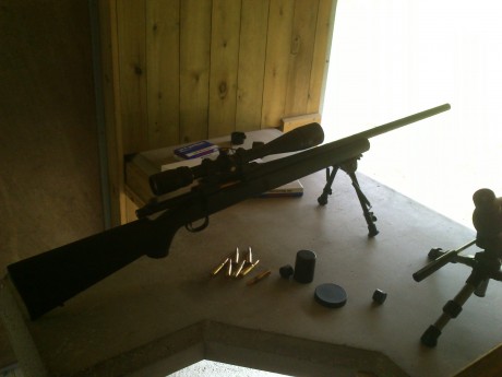 jejejeje hola compañeros. Aquí os enseño orgullosamente mi Remington 700 Police del 308 con su  nuevo 32