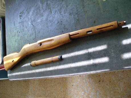 Buenas tardes a tod@s.
Me he comprado un mosin nagant, en concreto un M38, y he decidido modificarle el 100
