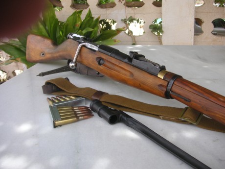 El Mosin-Nagant ..
es un rifle militar accionado por cerrojo, con cargador de cinco proyectiles, que 100