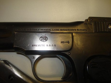 Pues eso, alguno me podíais orientar sobre qué año se fabricó una FN Browning, modelo 1900, con nº de 80