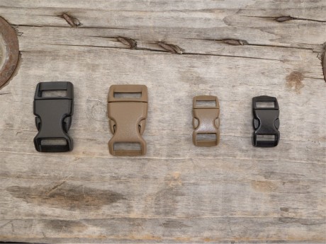 Pulseras de paracord con cierres de plástico de momento negro o coyote brown.
precio de las grandes Ranger 12