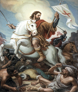 HOy es 25 de julio Apostol Santiago patron d ela caballeria y de todos los españoles felicidades en especial 00
