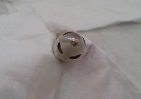 Lamento no haber tenido una regla en ese momento pero... aun no importando demasiado el calibre (que me 01