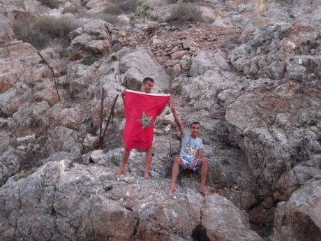 Subditos marroquies han invadido temporalmente el Peñon de Velez La Gomera. 51
