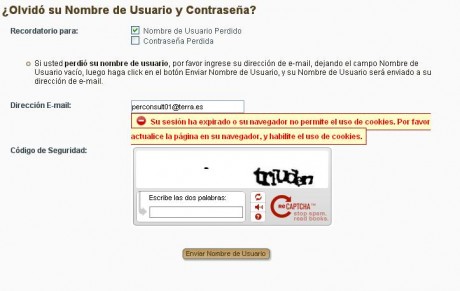 amigos
Tengo un amigo que hace tiempo tenía acceso a armas.es, pero olvidó su usuario y contraseña (desastre 00