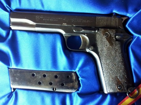 Hola quisiera saber algo de una pistola star modelo super cal.9pb que un buen amiguo me a regalado pues 00