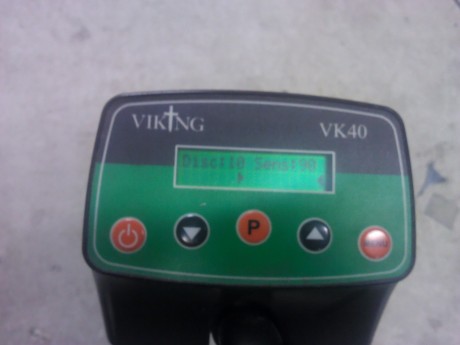 Vendo mi detector de "reserva" ,es un Viking VK40 de fabricación inglesa , funciona a 7,2Khz 00