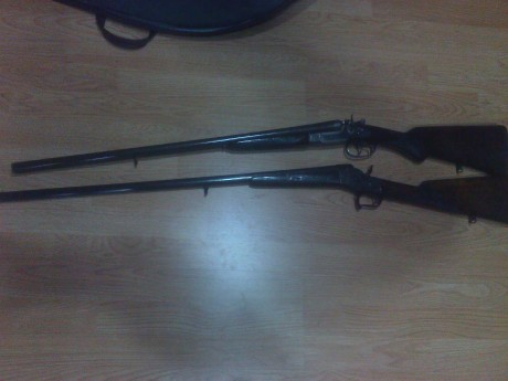 Hola, acabo de comprar dos escopetas del calibre 16, las dos antiguas, y no encuentro nada sobre una de 00