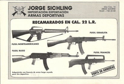 hola wenas quisiera saber si ustedes saben como va un adler famas del calibre 22 40