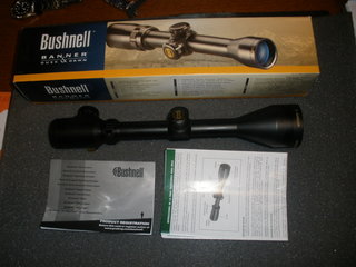 Pues eso que vendo este visor Bushnell 3-9x50 ya que no lo he llegado a utilizar.
Precio 125€
Está en 00
