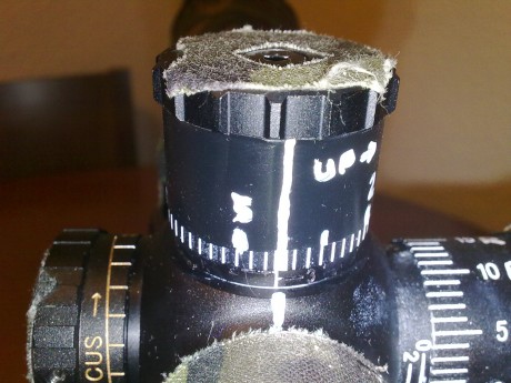 Me ha dicho el armero que en los visores Zeiss y Swarovki se puede usar la ruleta de la correccion vertical 161