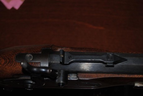 Hola mi pregunta es si las alzas de estas pistolas de duelo que parece regulables grandes y horteras, 90