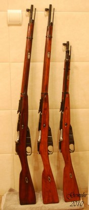 El Mosin-Nagant ..
es un rifle militar accionado por cerrojo, con cargador de cinco proyectiles, que 171