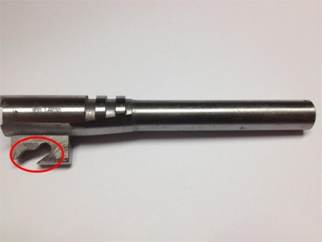 Hola:

He encontrado esta fotografia del convertidor al calibre 22 de los modelos "Star super".

No 80