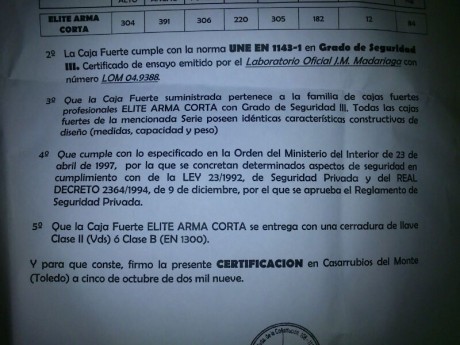 Buenas, como siempre acudo a los compañeros de este foro, ayer vi un armero de segunda mano por internet 60