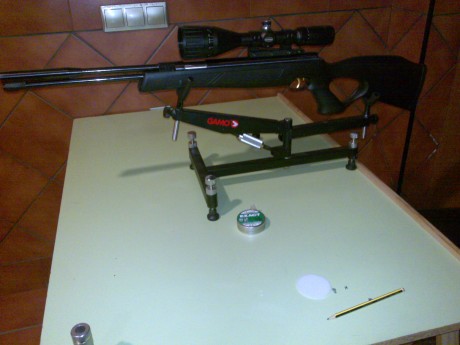 Muy buenas al fin desenvalé la gamo wisper cfr royal y rápido y raudo la puse unas anillas y un gamo 4x32,para 101