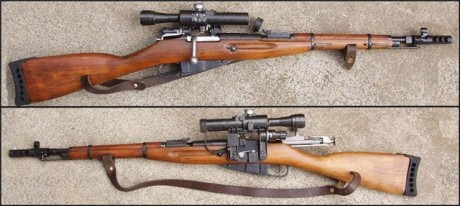 El Mosin-Nagant ..
es un rifle militar accionado por cerrojo, con cargador de cinco proyectiles, que 00