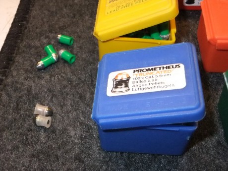 Hola. Desde hace más de cuarenta años he ido guardando las cajas de balines que caían en mis manos, y 71