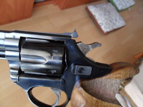 buenas.
hace poquito compre un revolver astra mach de 6"

tengo un problema y es que dejando el alza 100