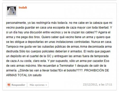 Ayer El País en su edición dominical publicó este artículo sobre la situación y el mercado de las armas 70