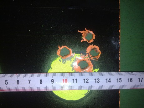 El otro dia teniamos una pequeña polémica sobre la "supuesta" imprecision de los rifles SAUT 40