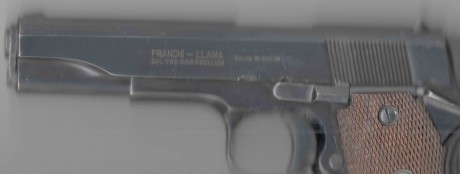 Buenas noches:¿Sabeis algo sobre la pistola "LLama-Franchi" Cal.7,65? No dispone de seguro de 60