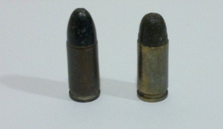Vendo balas inertes para colección, llaveros o colgantes.
Calibres: 45 long colt, 45 auto, 9mm. y 38/357. 31